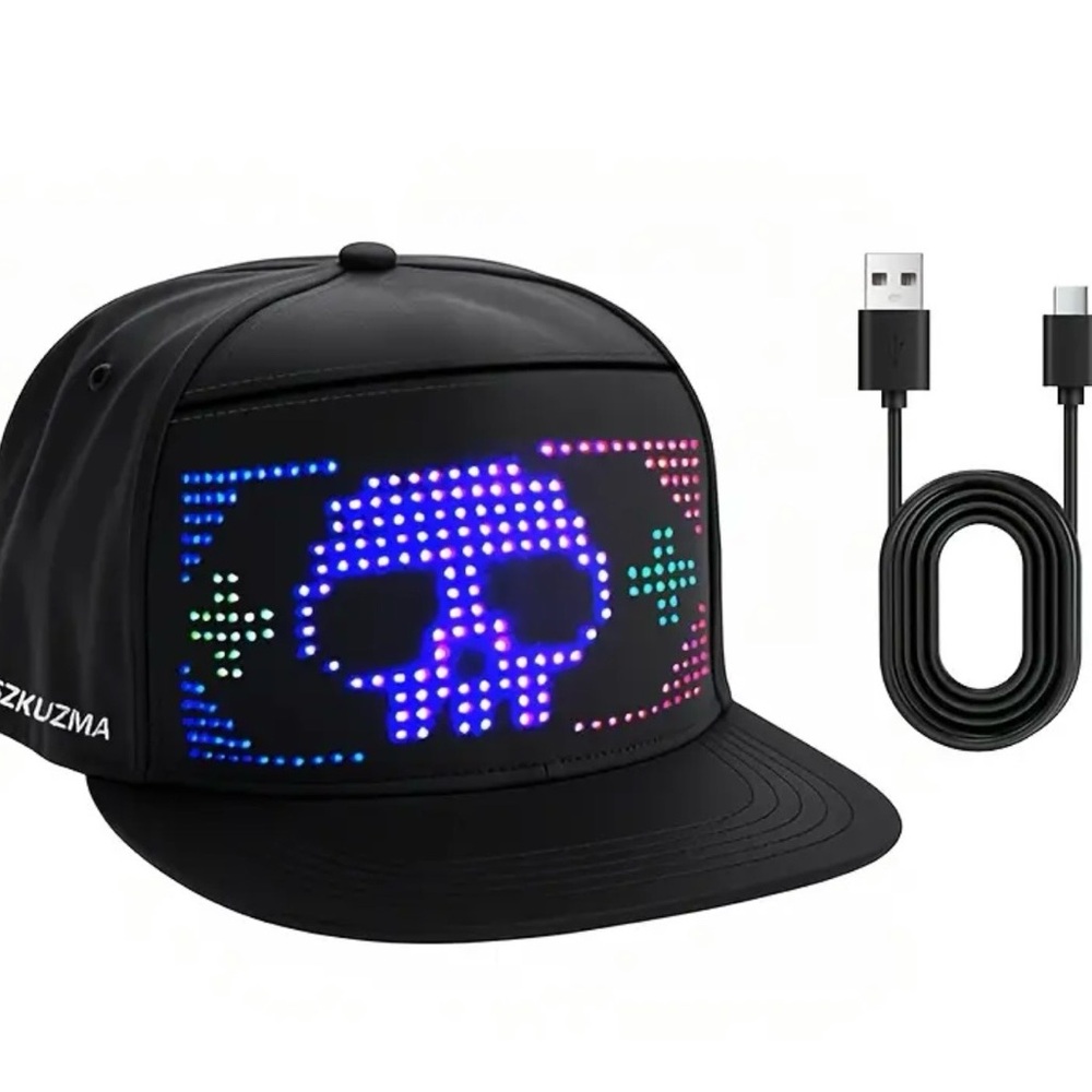 NWT LED Programmable Display Hat - Picture 10 of 16